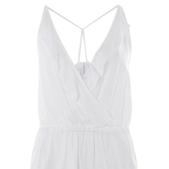 Topshop Jersey Wrap Swim Cover Up Romper - Picture 3 of 4